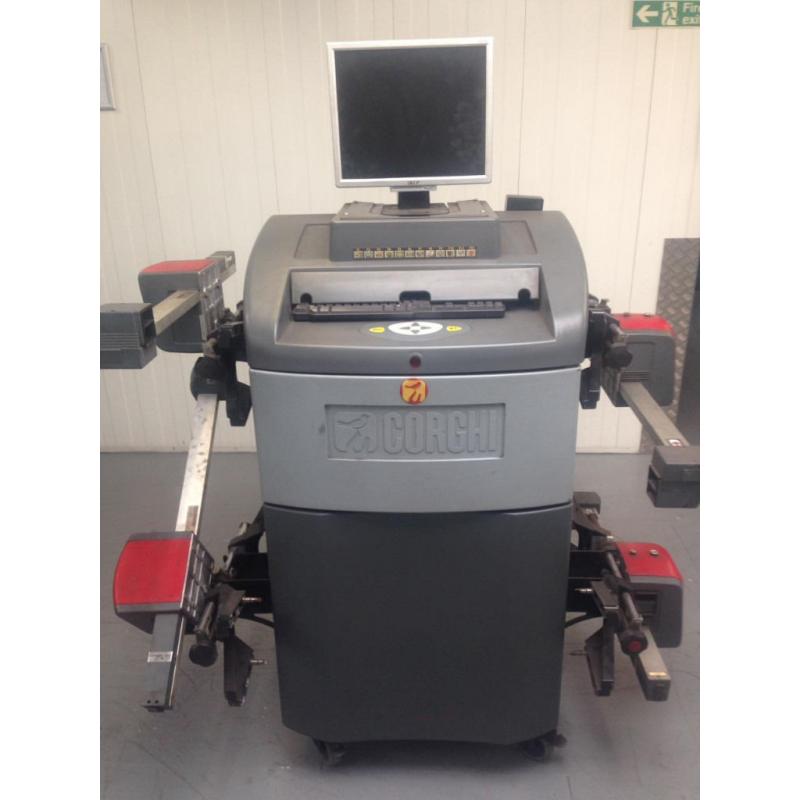 TRACKING MACHINE FOUR WHEEL ALIGNMENT