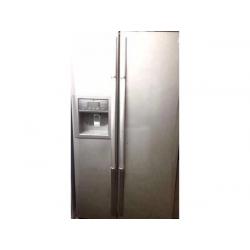**++**DAEWOO SILVER AMERICAN SIDE BY SIDE ICE DISPENSER REFRIGERATOR INCLUDES 6 MONTHS GUARANTEE