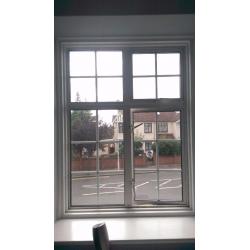 Aluminium Double glazed window 101cm wide, 134cm high