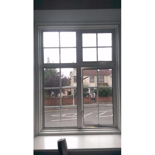 Aluminium Double glazed window 101cm wide, 134cm high