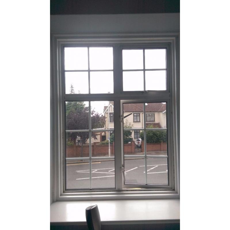 Aluminium Double glazed window 101cm wide, 134cm high