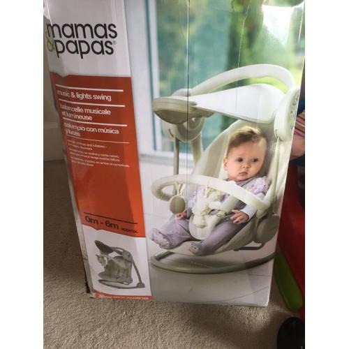 Mamas and papas starlite swing