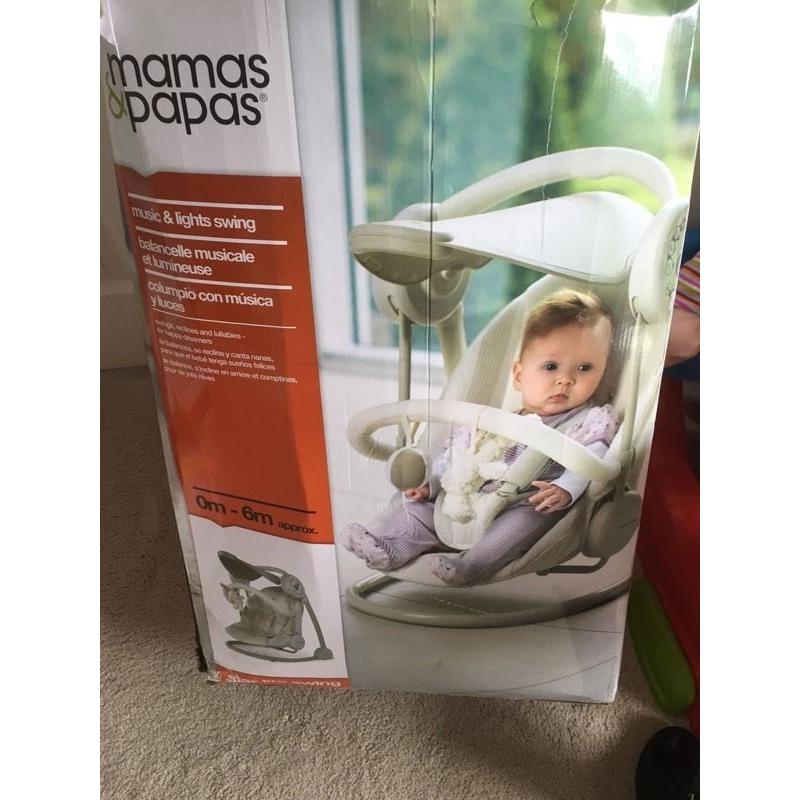 Mamas and papas starlite swing
