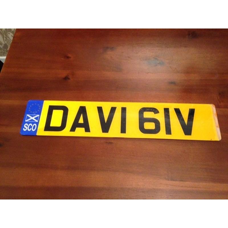 Private registration Plate