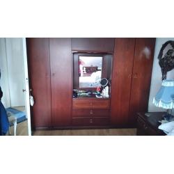 Stag Meredew dark wood bedroom furniture. wardrobes,chests of drawers, bedside cabinets