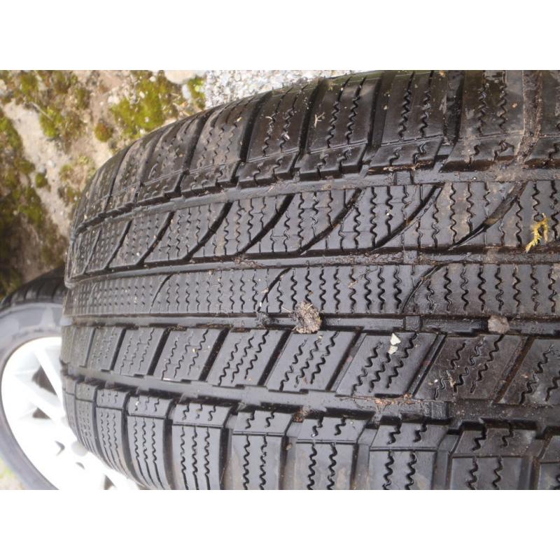 Set Of Four Saab 9-3, 9-5 Alloy Wheels Tyre Size 215/55R16, Vauxhall Vectra C Fitting