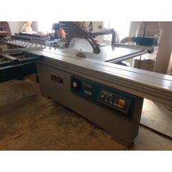 itech PS315 x 3200 sliding panel saw and extractor