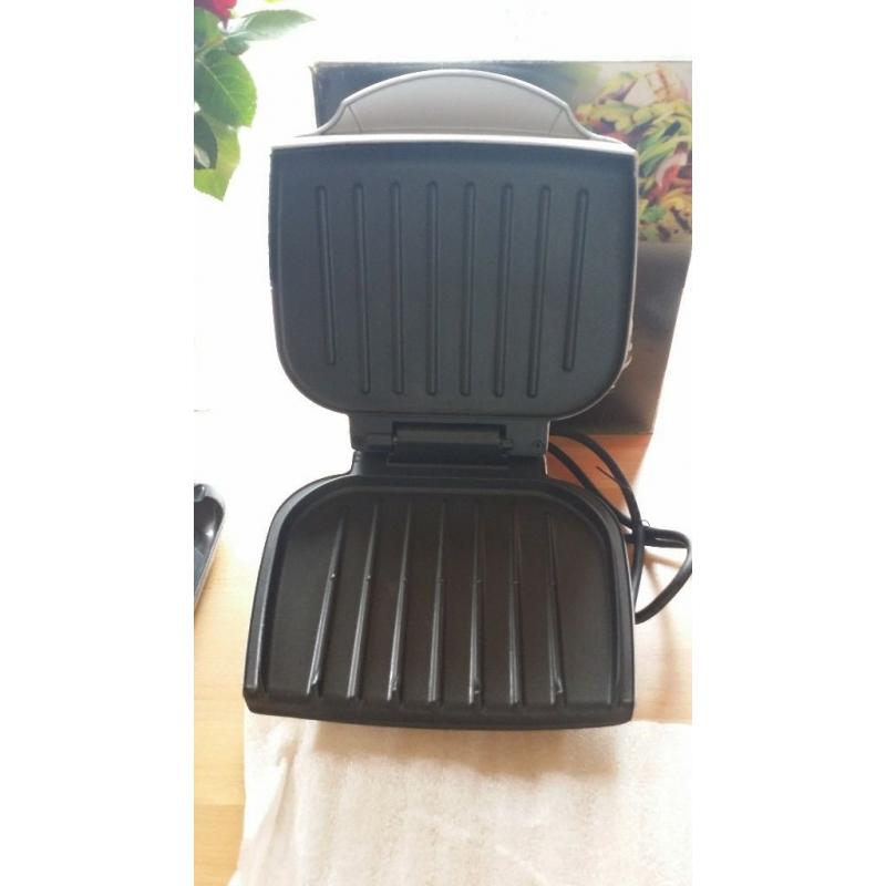 George Foreman Compact 2 Portion Grill Nearly new & Boxed