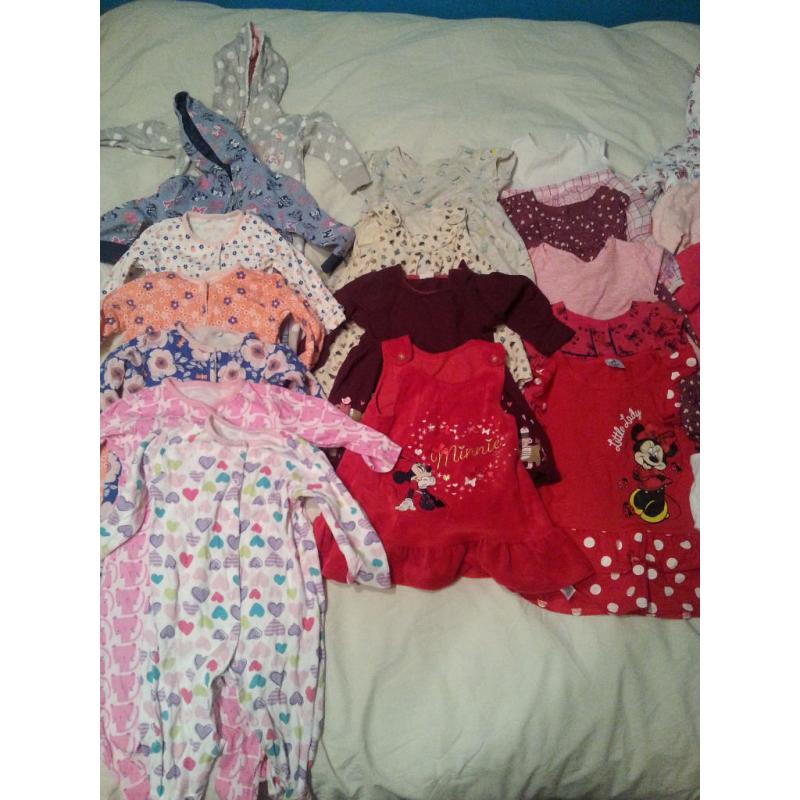 Baby Girls Clothes for sale - 6 - 12 months