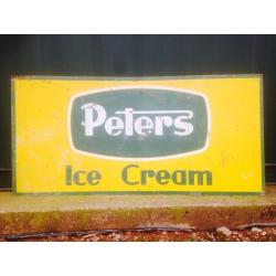 Vintage advertising sign