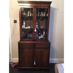Mahogany Display Cabinet