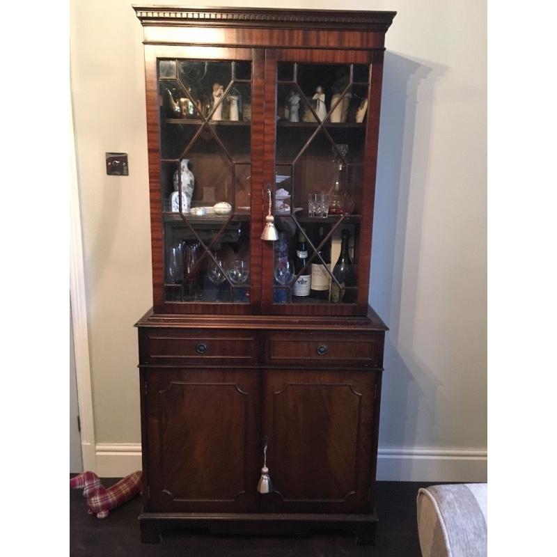 Mahogany Display Cabinet
