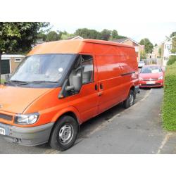 UNWANTED PART X TO CLEAR FORD TRANSIT LONG WHEEL BASE 2.4 DIESEL 90 PS NICE VAN NO VAT