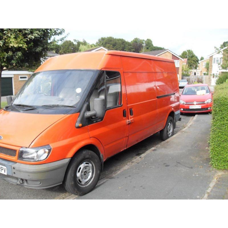 UNWANTED PART X TO CLEAR FORD TRANSIT LONG WHEEL BASE 2.4 DIESEL 90 PS NICE VAN NO VAT