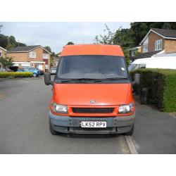 UNWANTED PART X TO CLEAR FORD TRANSIT LONG WHEEL BASE 2.4 DIESEL 90 PS NICE VAN NO VAT
