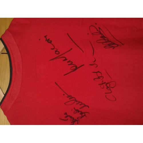 signed Manchester United memorabilia
