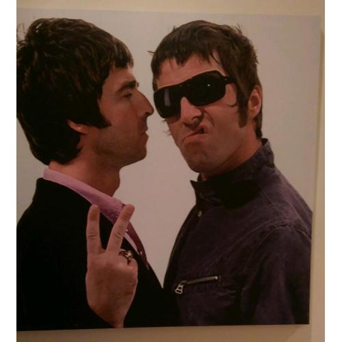 Oasis Canvas Posters, Liam Gallagher, Noel Gallagher