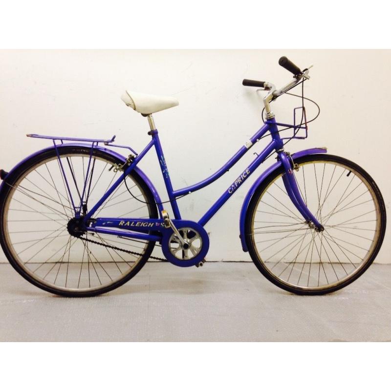 Raleigh Caprice City Bike.. three speed hub breaks Excellent used Condition