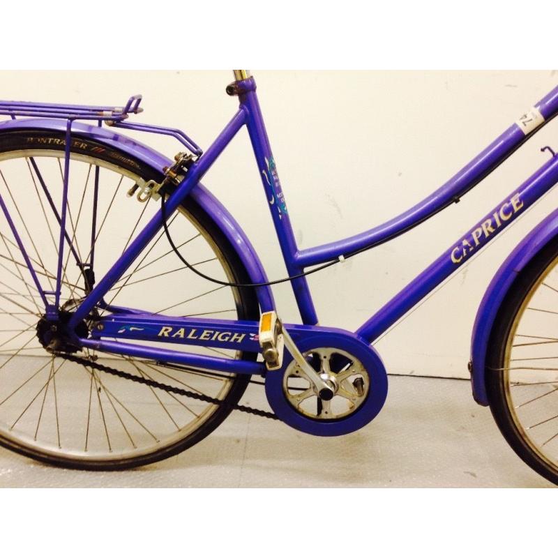 Raleigh Caprice City Bike.. three speed hub breaks Excellent used Condition