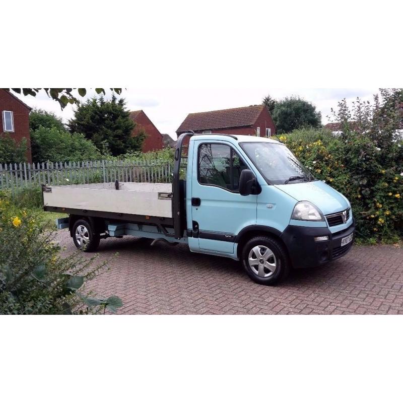 2007 Vauxhall Movano 2.5 CDTI LWB Dropside Pickup ,same like master