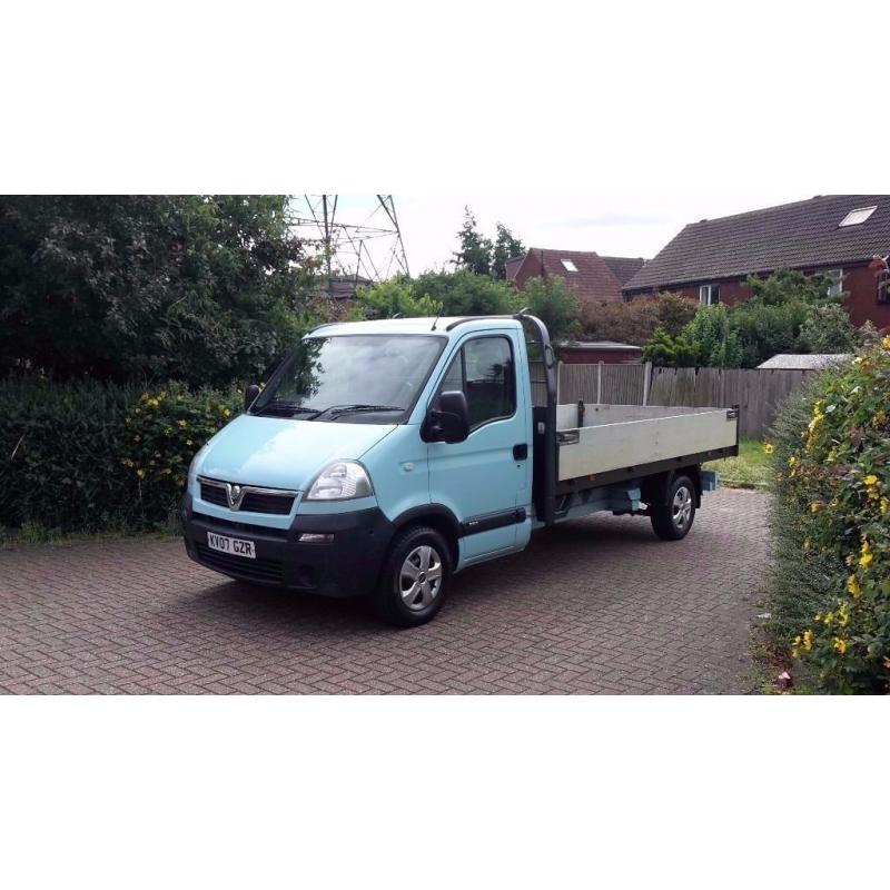 2007 Vauxhall Movano 2.5 CDTI LWB Dropside Pickup ,same like master