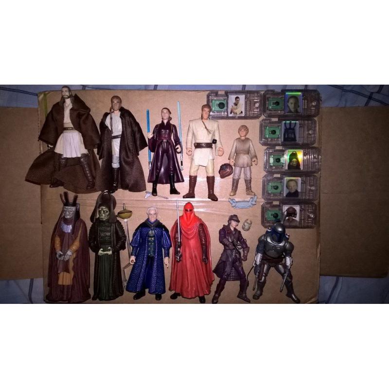 Star Wars 3:3/4 Figures Lot (The Phantom Menace and Attack of the Clones)