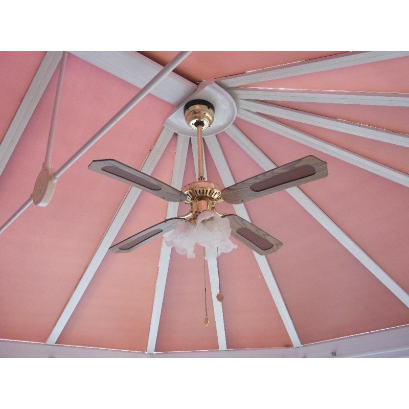 CONSERVATORY COMBINED FAN AND LAMP