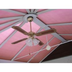 CONSERVATORY COMBINED FAN AND LAMP