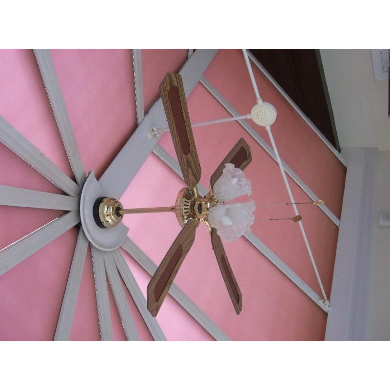 CONSERVATORY COMBINED FAN AND LAMP