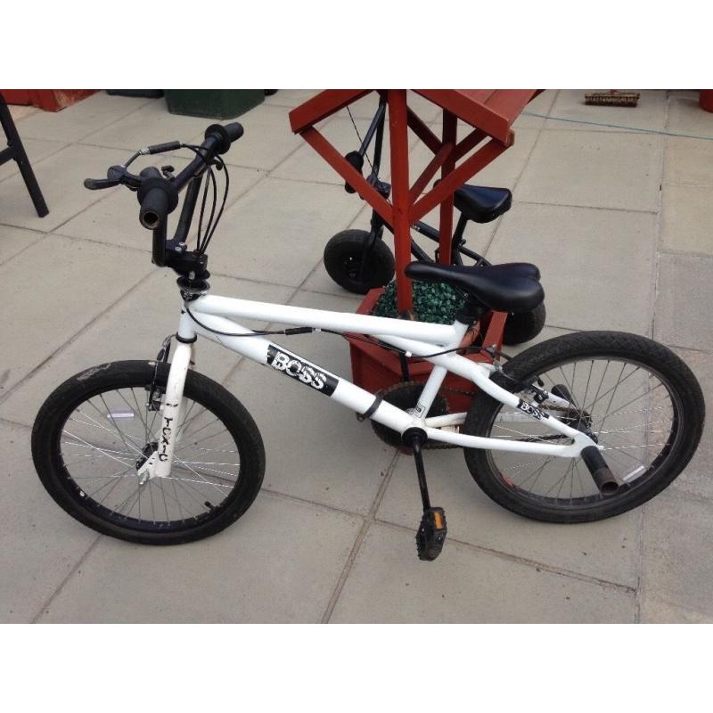 White BMX bike 20"
