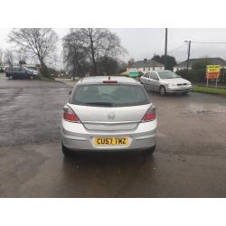 VAUXHALL ASTRA LIFE TURBO DIESEL 1.3cc 6 speed 90bhp 5 door h/back 57/2008 2 former keepers 71k m.o.
