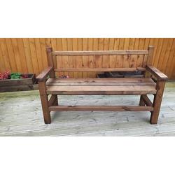New Hand made garden Bench