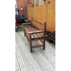 New Hand made garden Bench