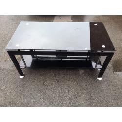 Glass centre table