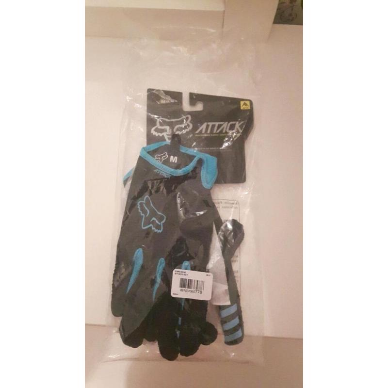 Fox attack mtb gloves medium