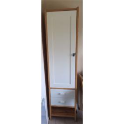 Tall lockable bookcase / storage unit strong and sturdy