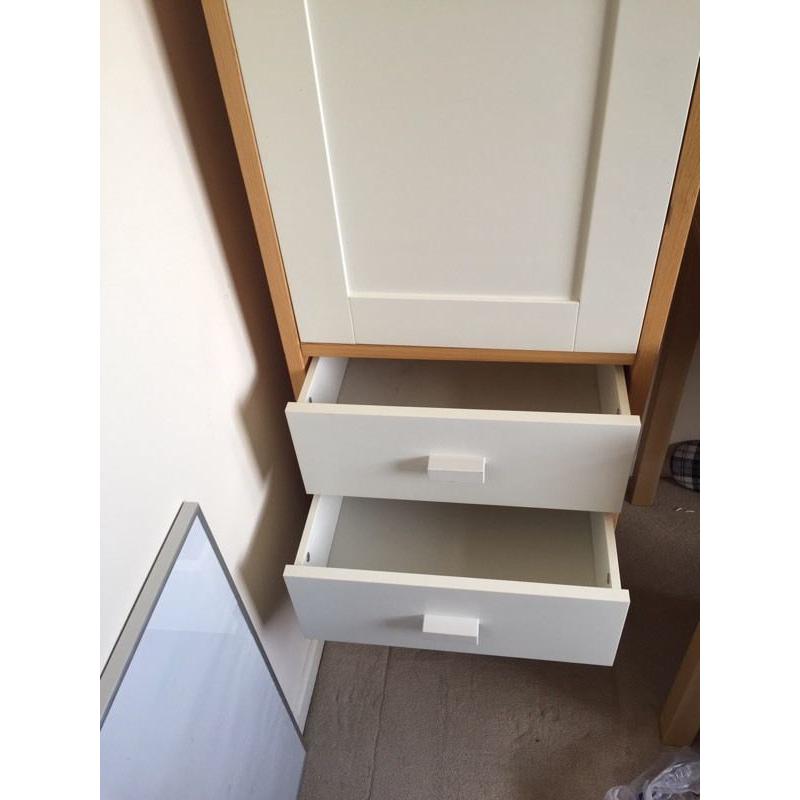 Tall lockable bookcase / storage unit strong and sturdy