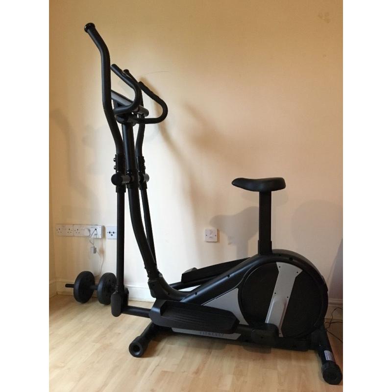 ROGER BLACK CROSS TRAINER AND 2 in 1 BIKE