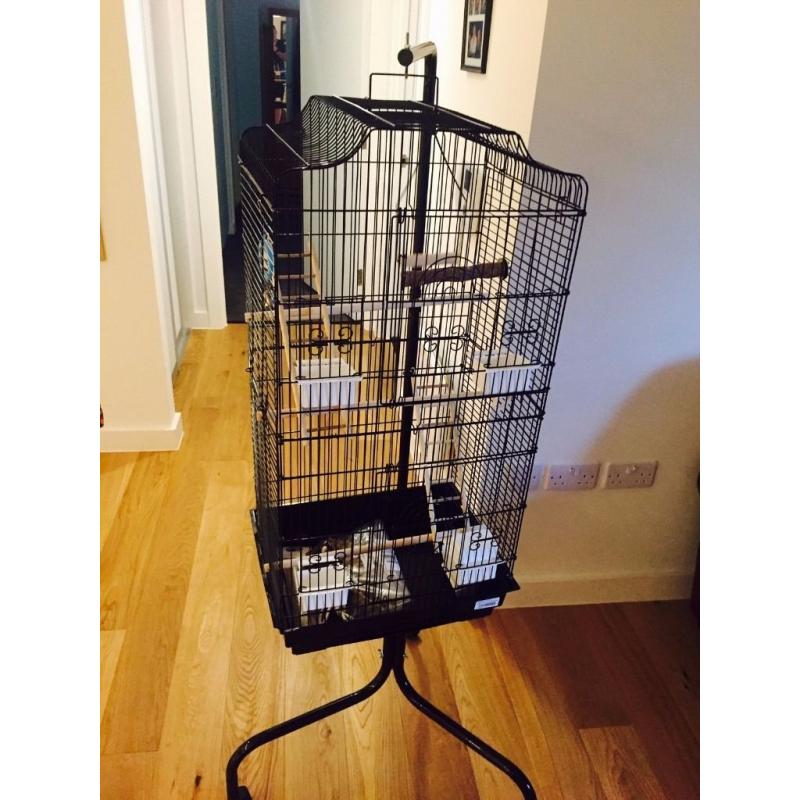 Large Bird Cage and Stand - Brand New!