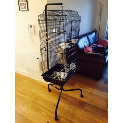 Large Bird Cage and Stand - Brand New!