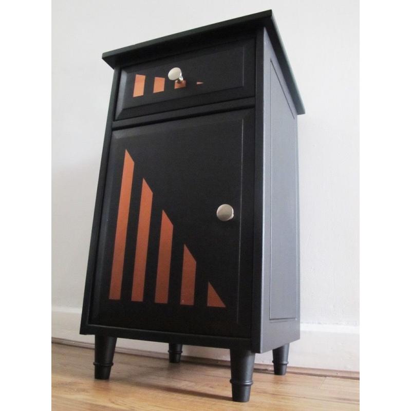 Unique, Upcycled Vintage Bedside Cabinet