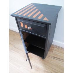 Unique, Upcycled Vintage Bedside Cabinet