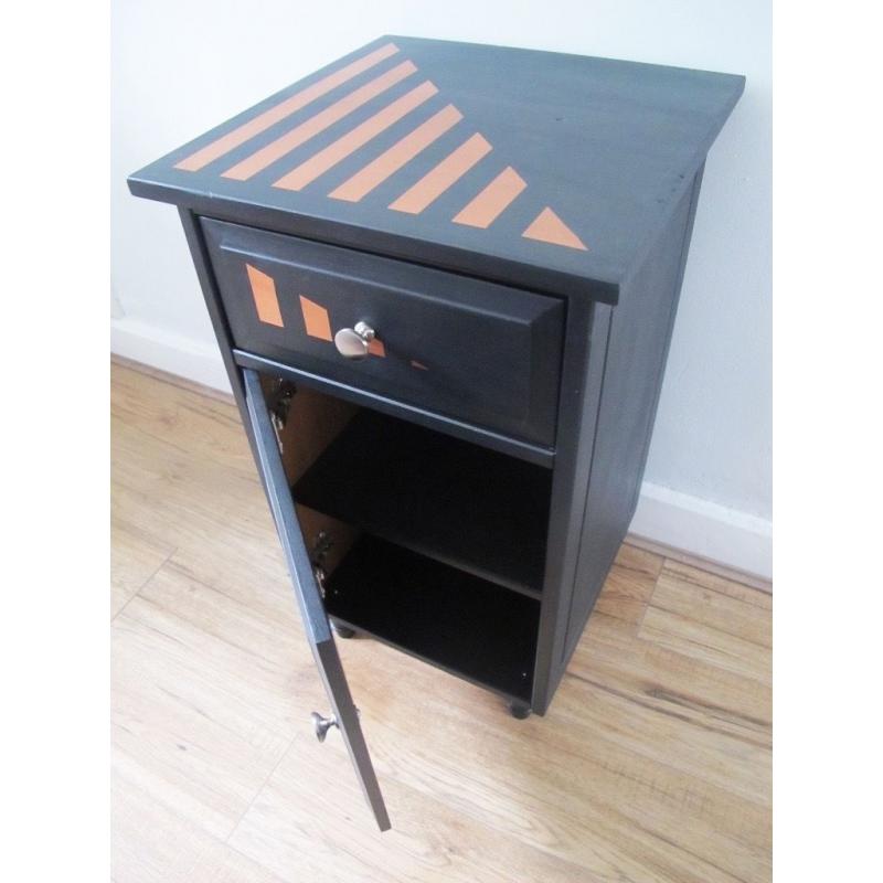 Unique, Upcycled Vintage Bedside Cabinet