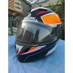SHARK Model (S 700 S) Motorcycle Helmet, Size Small (55/56)