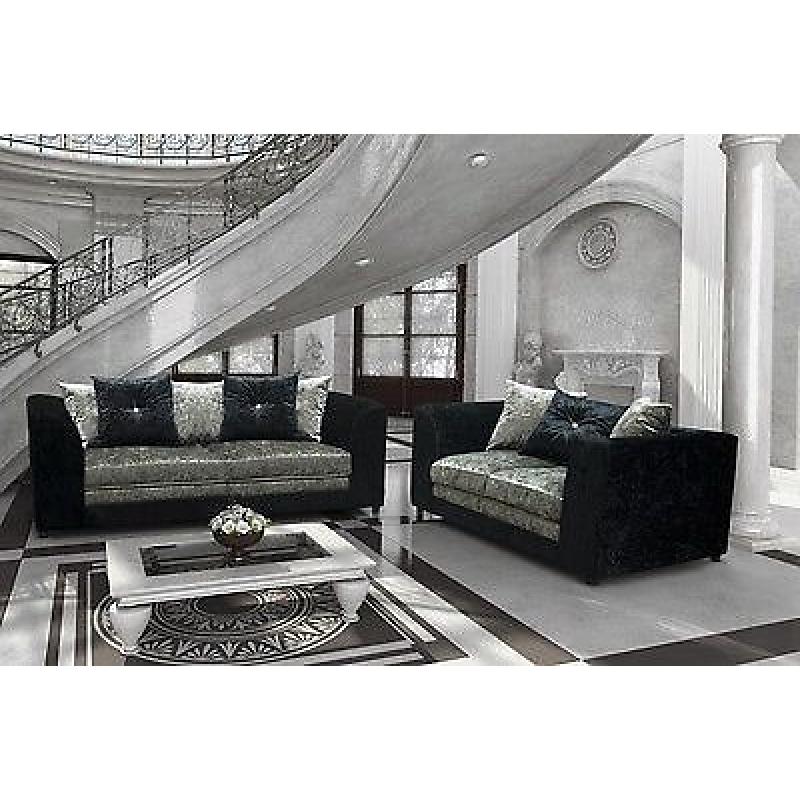 Brand new Crushed velvet couches