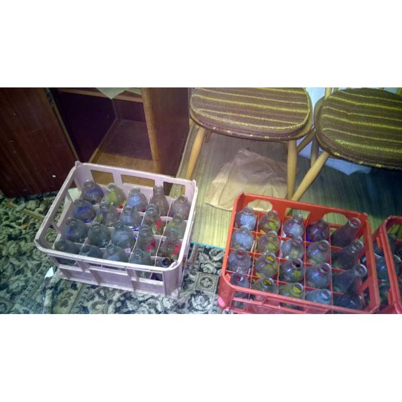 Collectors Vintage Milk Bottles