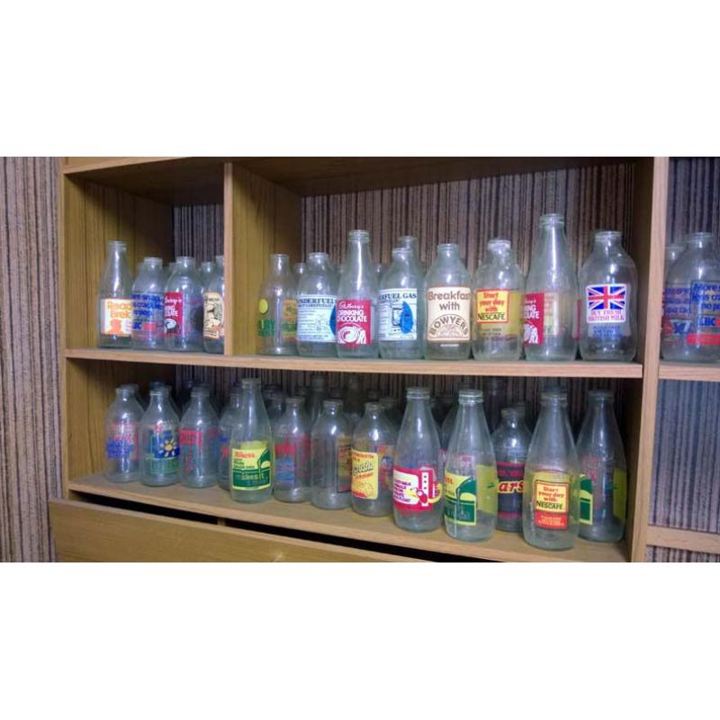 Collectors Vintage Milk Bottles