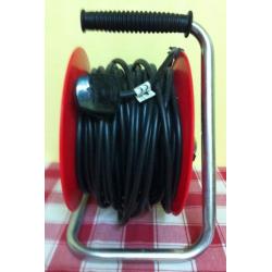 MASTERPLUG 4 SOCKET 25 METRE CABLE REEL ( NEW, BOXED )