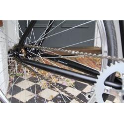 NEW IN!! !!! Steel Frame Single speed road bike fixed gear racing fixie bicycle 8UU9