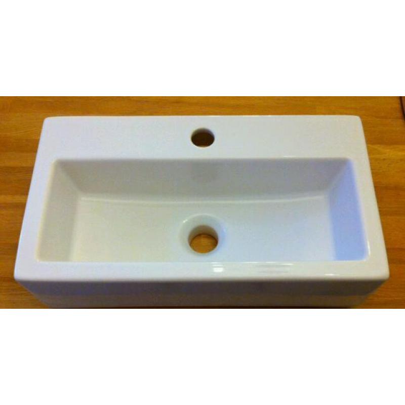 Basin Rectangle small bathroom sink new